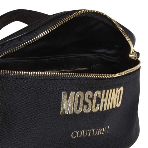 moschino belt bags|moschino black tote large handbag.